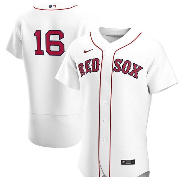 Men's Andrew Benintendi White Home 2020 Authentic Player Team Jersey