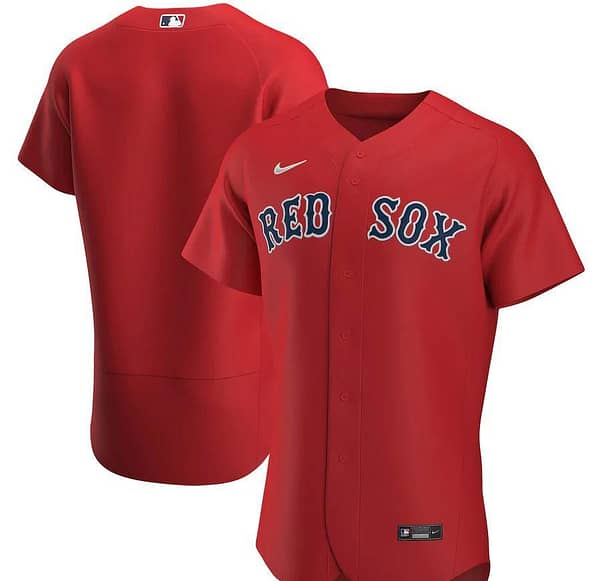 Men's Red Alternate 2020 Authentic Team Jersey