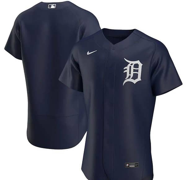 Men's Navy Alternate 2020 Authentic Team Logo Team Jersey