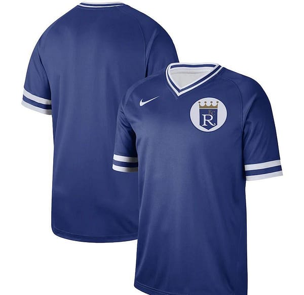 Men's Royal Cooperstown Collection Legend V-Neck Team Jersey