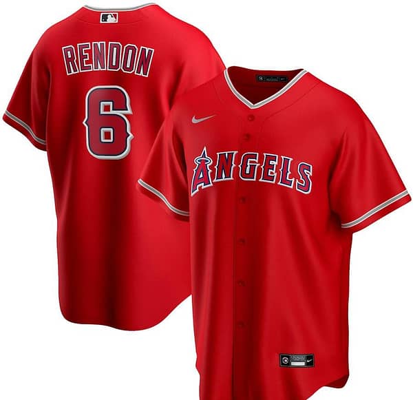 Men's Anthony Rendon Red Alternate 2020 Player Team Jersey
