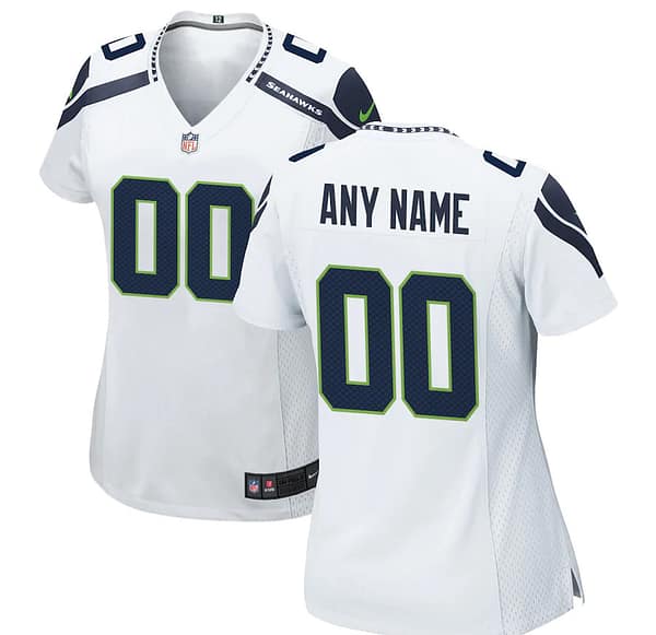 Women's White Custom Game Team Jersey