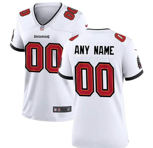Women's White Custom Game Team Jersey