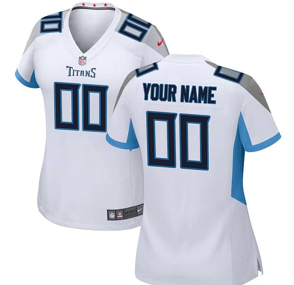 Women's White Customized Team Jersey
