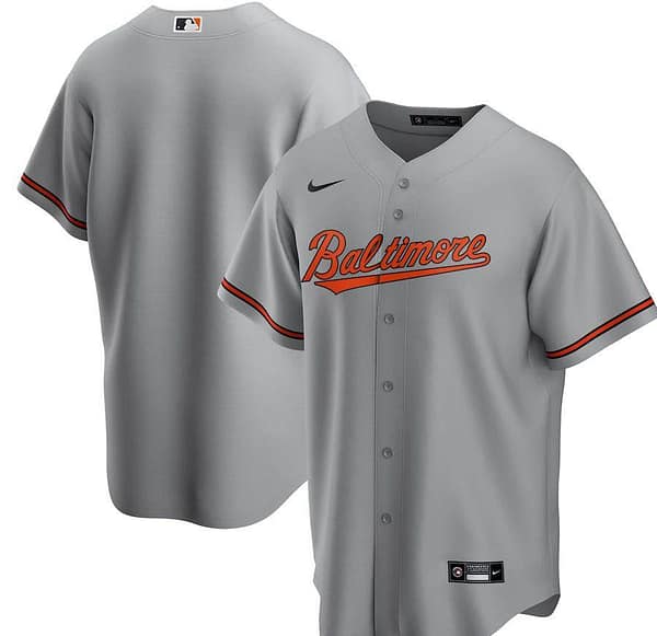 Men's Gray Road 2020 Team Jersey