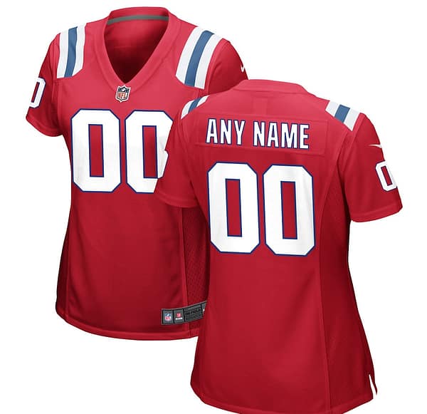 Women's Red Alternate Custom Team Jersey