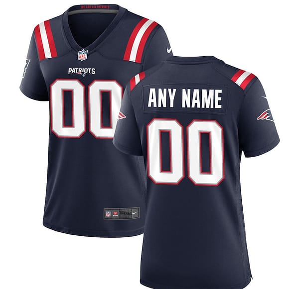 Women's Navy Custom Game Team Jersey