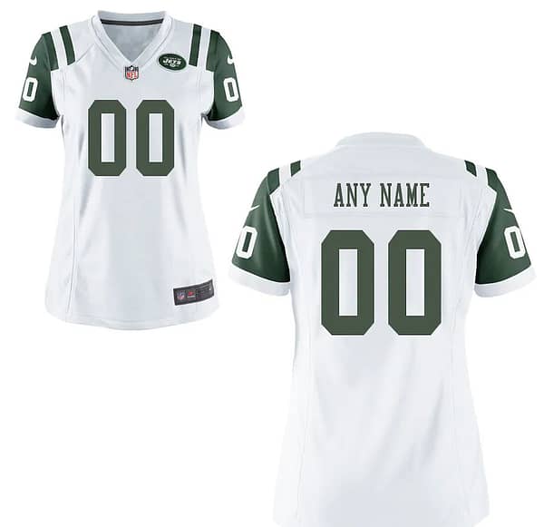 Women's White Customized Game Team Jersey