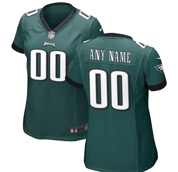 Women's Midnight Green Custom Game Team Jersey
