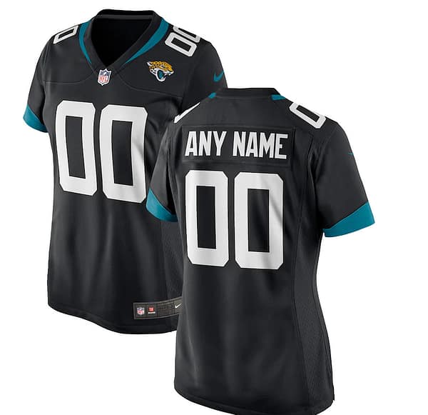 Women's Black Custom Team Color Game Team Jersey