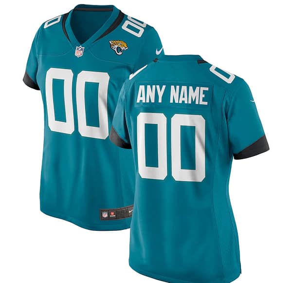 Women's Teal Custom Alternate Game Team Jersey