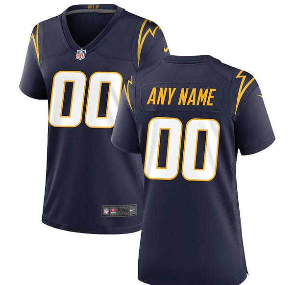 Women's Navy Alternate Custom Game Team Jersey