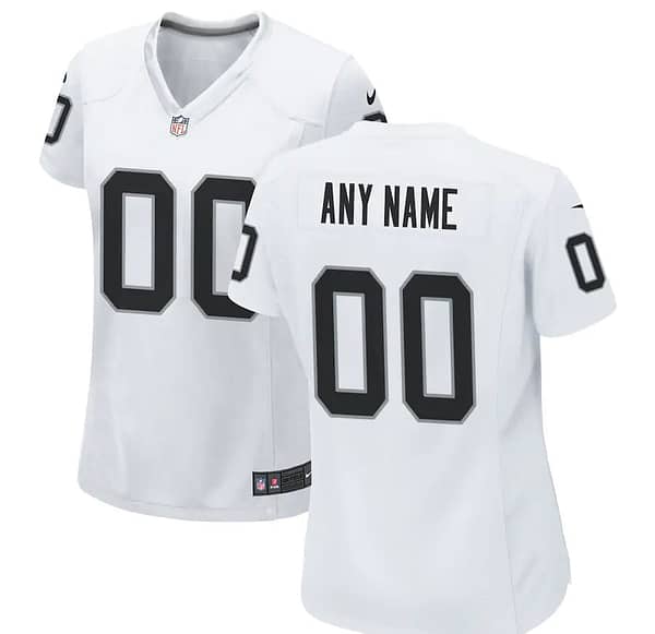 Women's White Custom Game Team Jersey