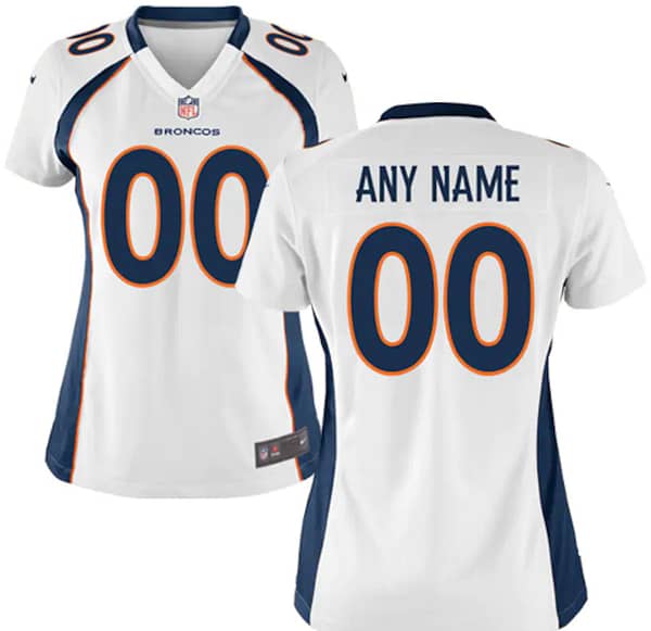 Women's White Customized Game Team Jersey