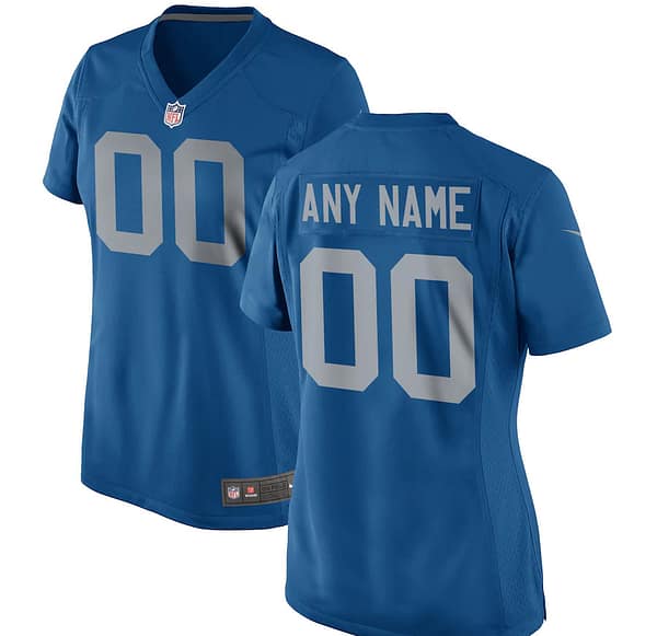 Women's Royal Custom Game Team Jersey