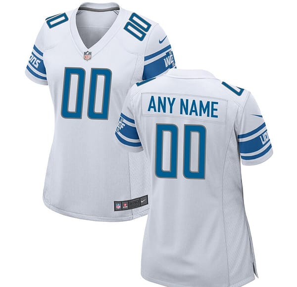 Women's White Custom Team Color Game Team Jersey