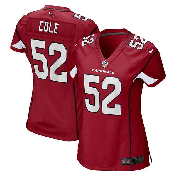 Women's Mason Cole Cardinal Player Limited Team Jersey
