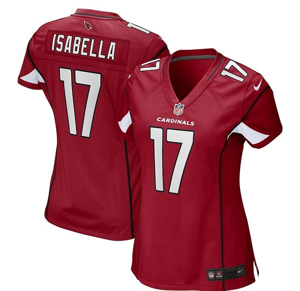 Women's Andy Isabella Cardinal Player Limited Team Jersey