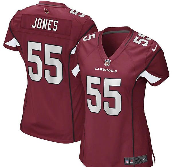Women's Chandler Jones Red Player Limited Team Jersey