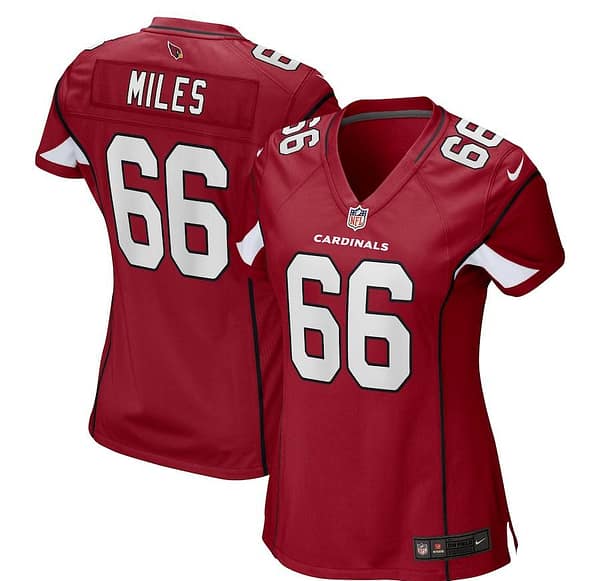 Women's Joshua Miles Cardinal Player Limited Team Jersey