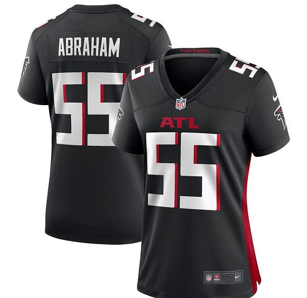 Women's John Abraham Black Retired Player Limited Team Jersey