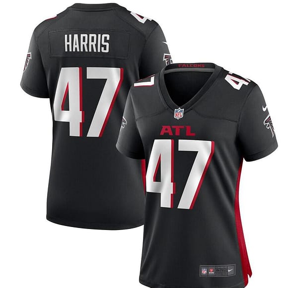 Women's Josh Harris Black Player Limited Team Jersey