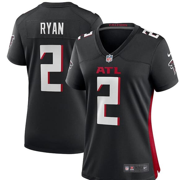 Women's Matt Ryan Black Player Limited Team Jersey