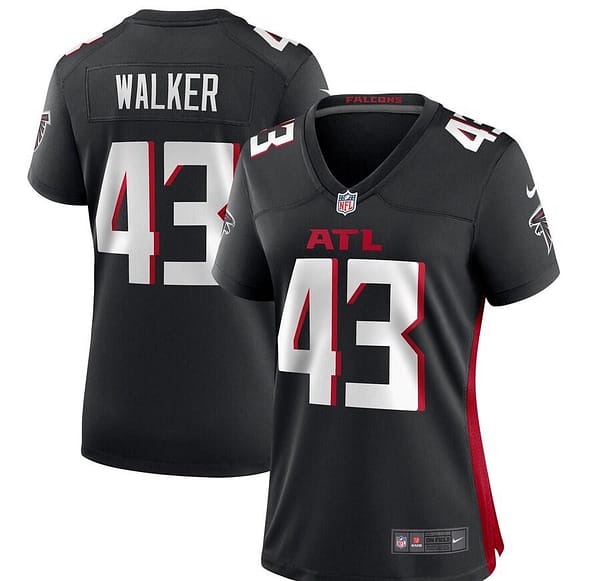 Women's Mykal Walker Black Player Limited Team Jersey