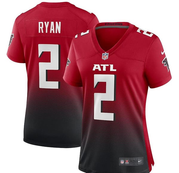 Women's Matt Ryan Red 2nd Alternate Player Limited Team Jersey