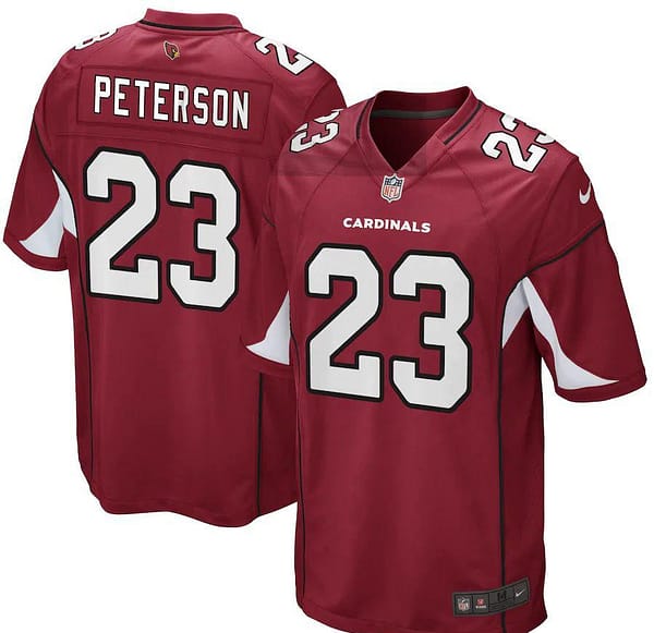 Men's Adrian Peterson Cardinal Player Limited Team Jersey