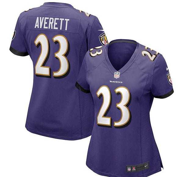 Women's Anthony Averett Purple Player Limited Team Jersey