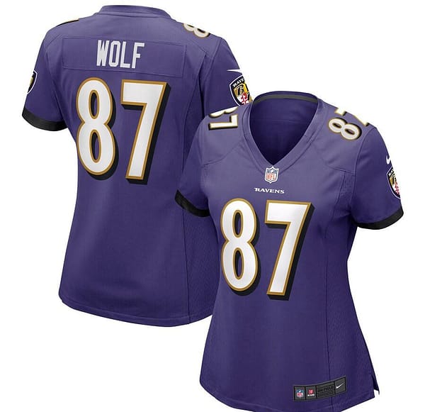 Women's Eli Wolf Purple Player Limited Team Jersey