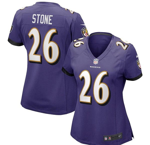 Women's Geno Stone Purple Player Limited Team Jersey