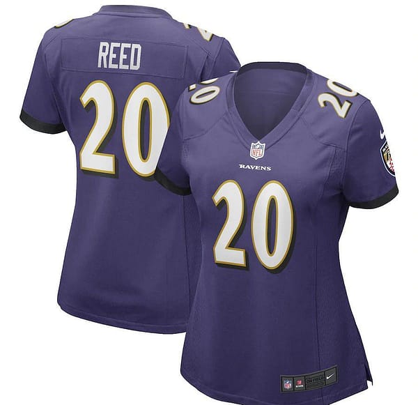 Women's Ed Reed Purple Retired Player Limited Team Jersey