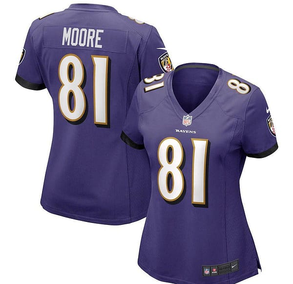 Women's Jaylon Moore Purple Player Limited Team Jersey