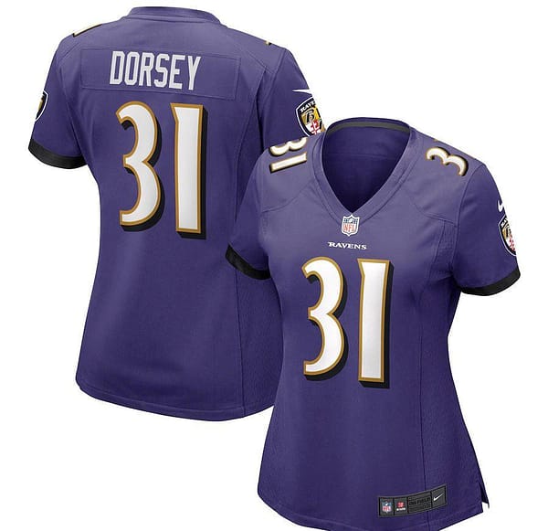 Women's Khalil Dorsey Purple Player Limited Team Jersey