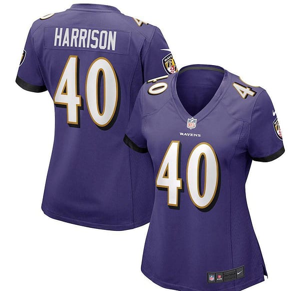 Women's Malik Harrison Purple Player Limited Team Jersey