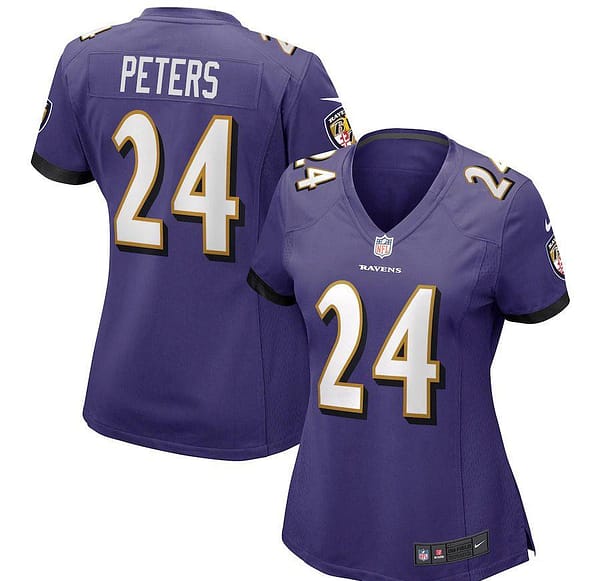 Women's Marcus Peters Purple Player Limited Team Jersey