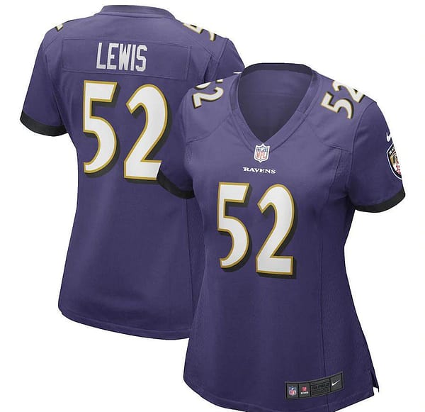 Women's Ray Lewis Purple Retired Player Limited Team Jersey
