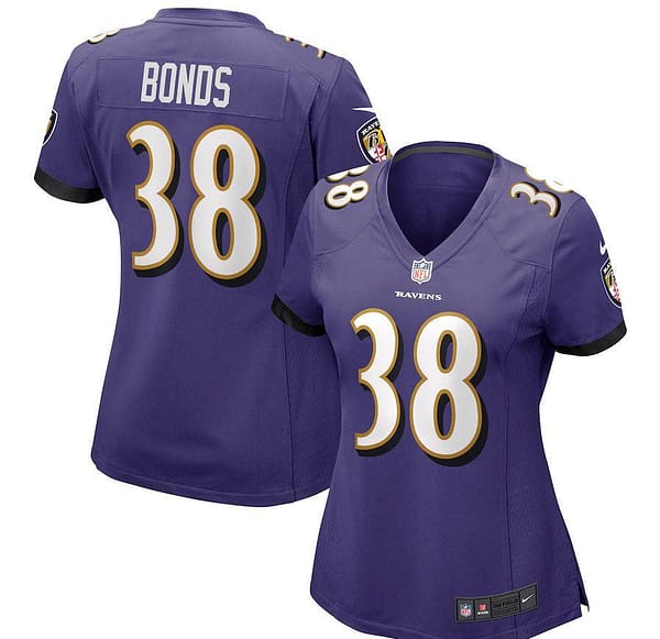 Women's Terrell Bonds Purple Player Limited Team Jersey