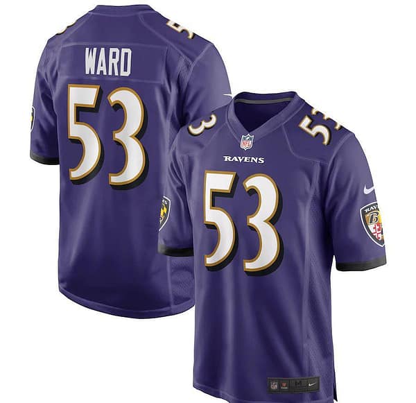 Men's Jihad Ward Purple Player Limited Team Jersey