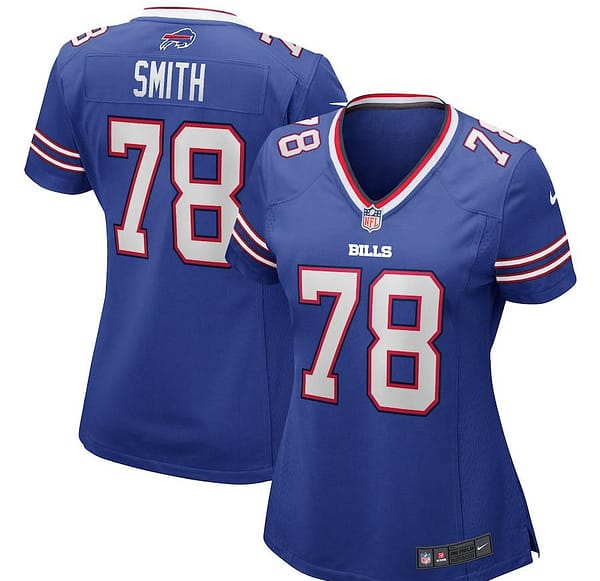 Women's Bruce Smith Royal Retired Player Limited Team Jersey