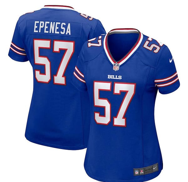 Women's A.J. Epenesa Royal Player Limited Team Jersey