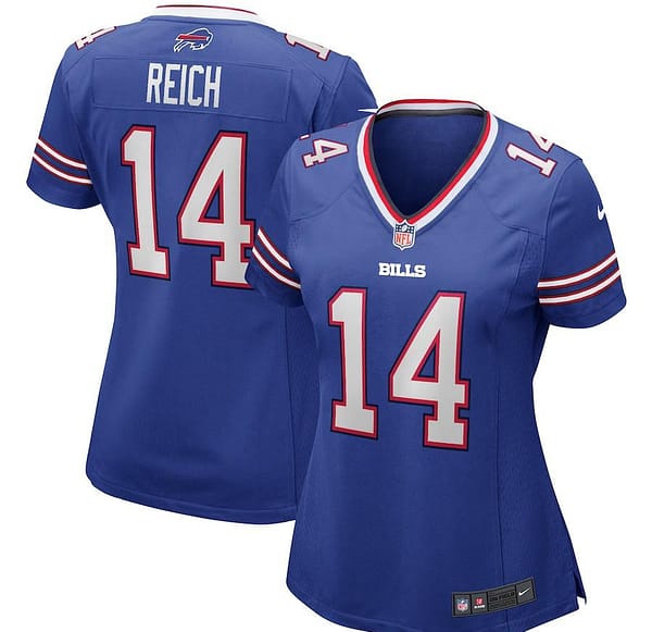 Women's Frank Reich Royal Retired Player Limited Team Jersey
