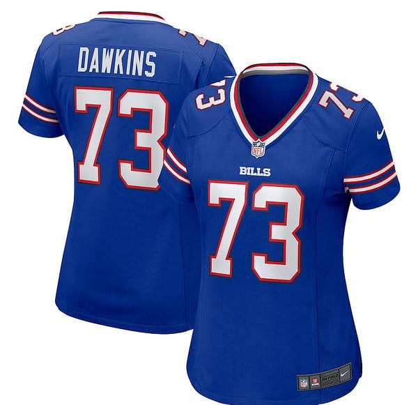 Women's Dion Dawkins Royal Player Limited Team Jersey