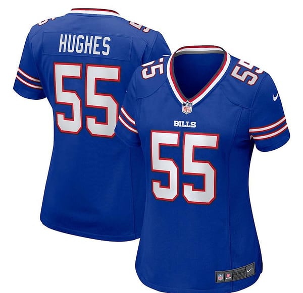 Women's Jerry Hughes Royal Player Limited Team Jersey