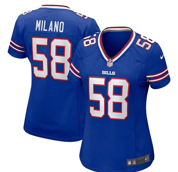 Women's Matt Milano Royal Player Limited Team Jersey