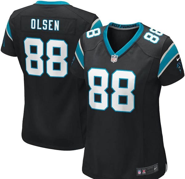 Women's Greg Olsen Black Player Limited Team Jersey