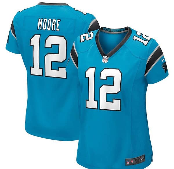 Women's DJ Moore Blue Player Limited Team Jersey