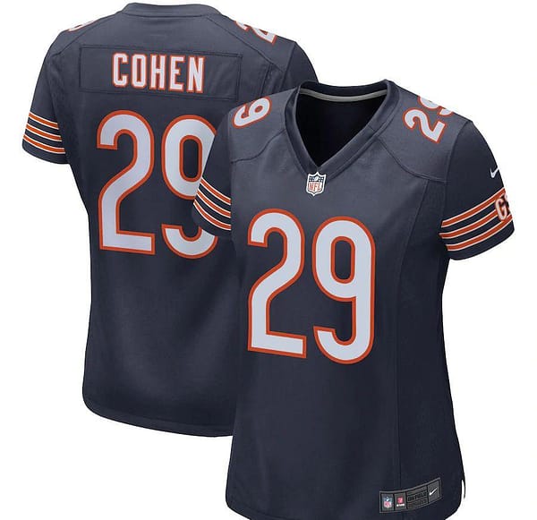 Women's Tarik Cohen Navy Player Limited Team Jersey